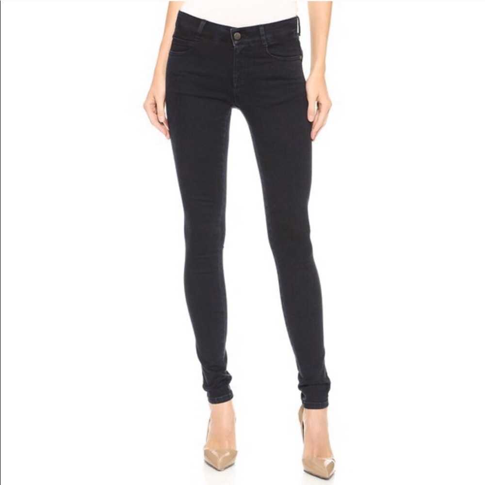 Stella McCartney Side braided skinny jeans
